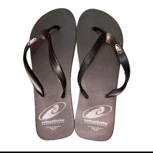 Nwot Oakley Hawaiian Performance Black Flip Flops 10/11
